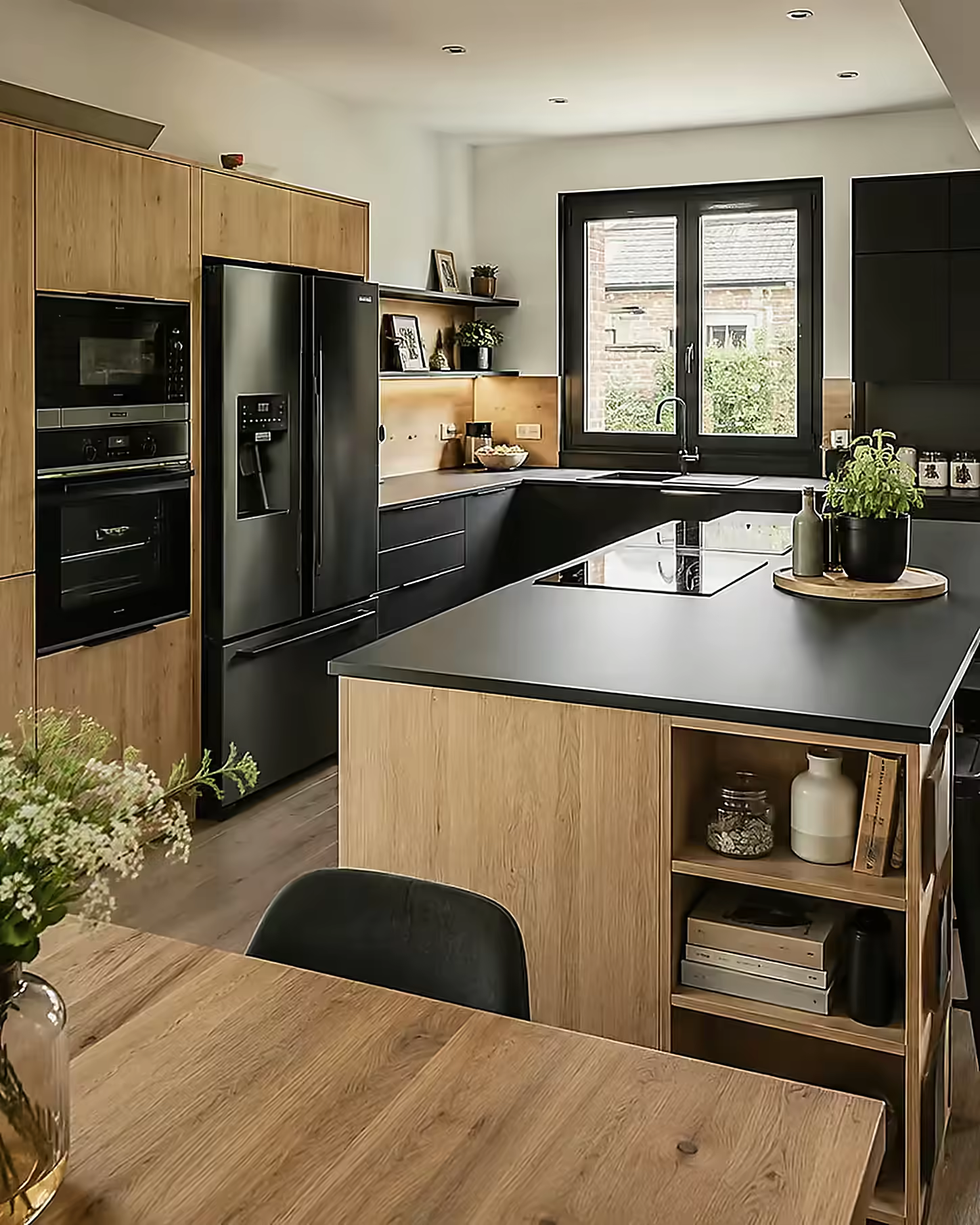Cuisine équipée livrée en rénovation complète