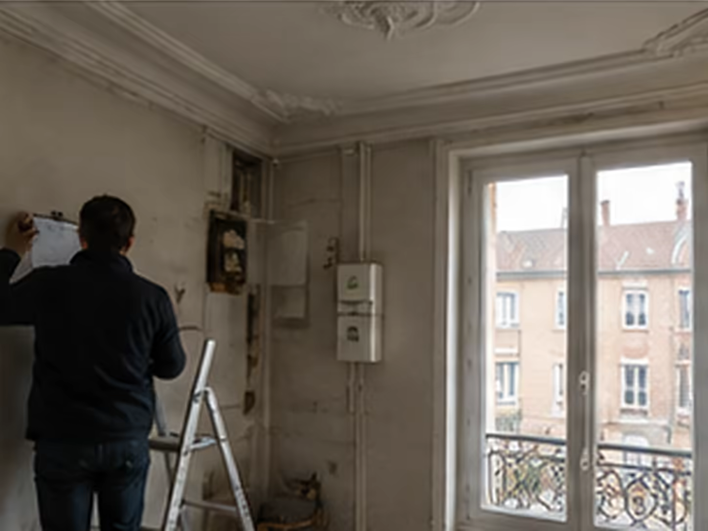 inventaire des appareils avant rénovation électrique dans un appartement de Lille