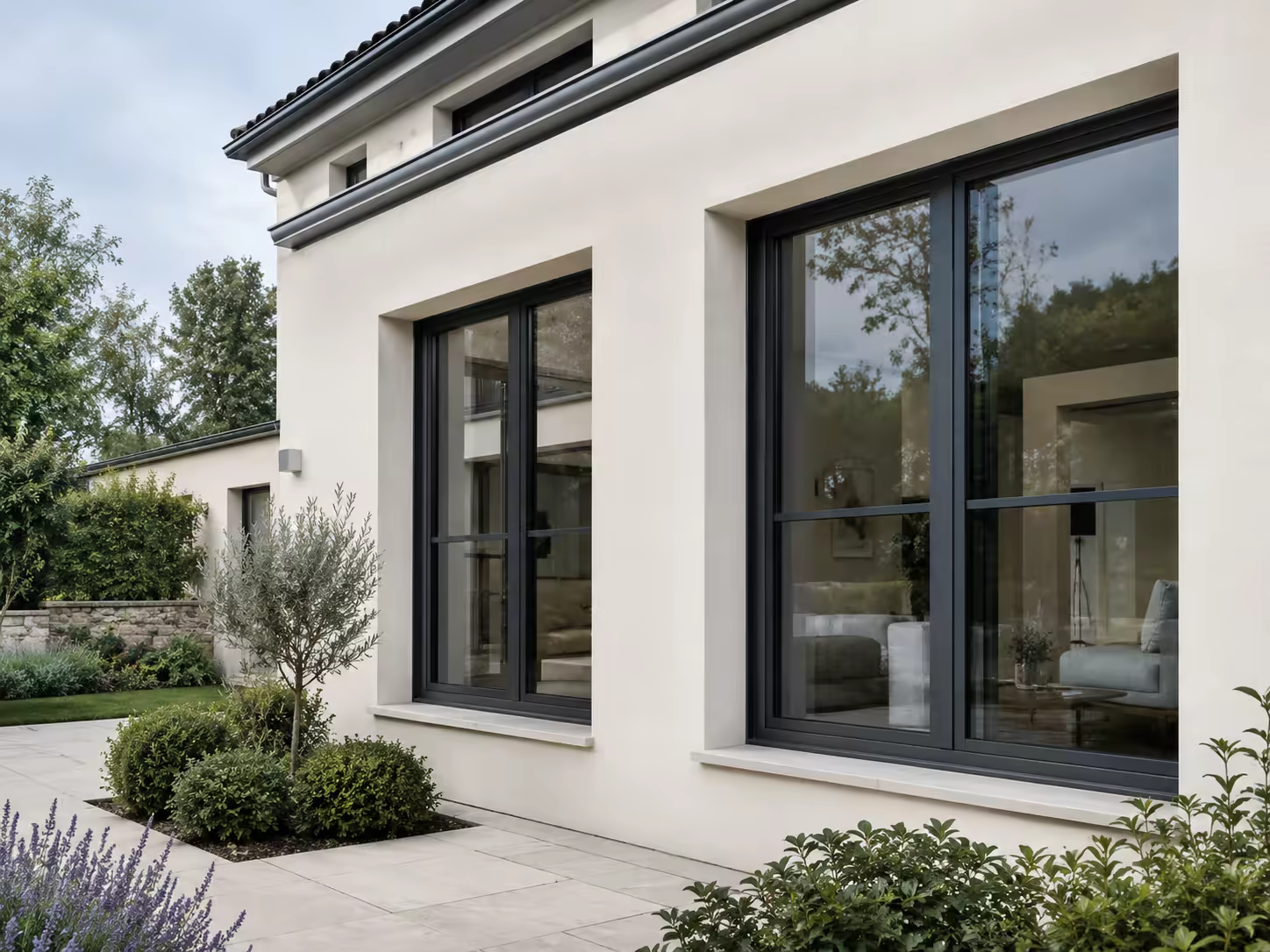 Façade et abords après travaux