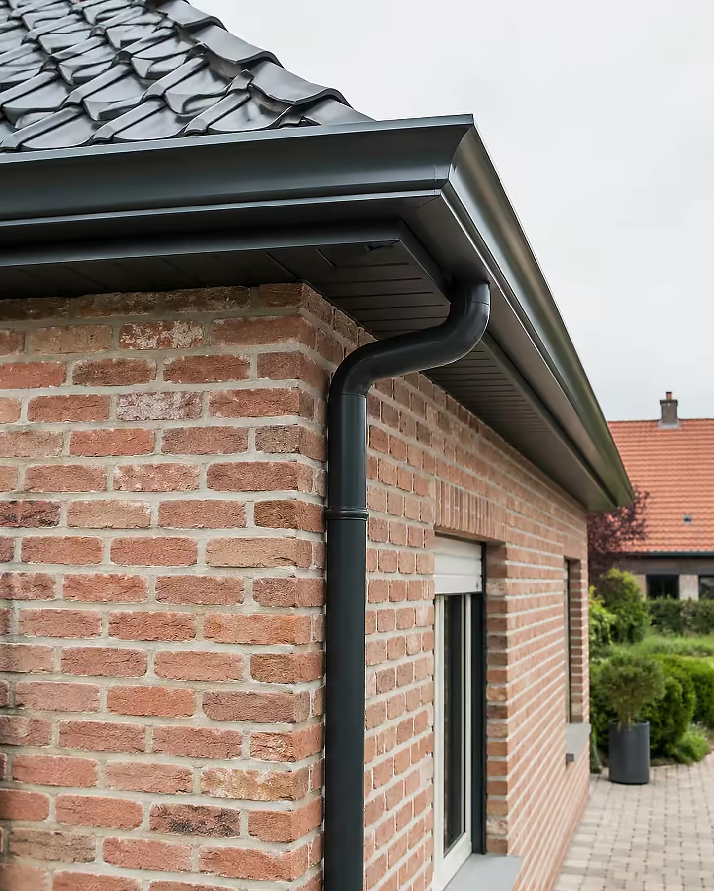 Maison en brique des années 1930 après rénovation