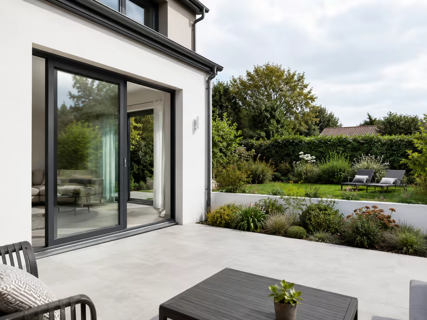 Terrasse et pergola: structure, évacuation et raccord à la maison