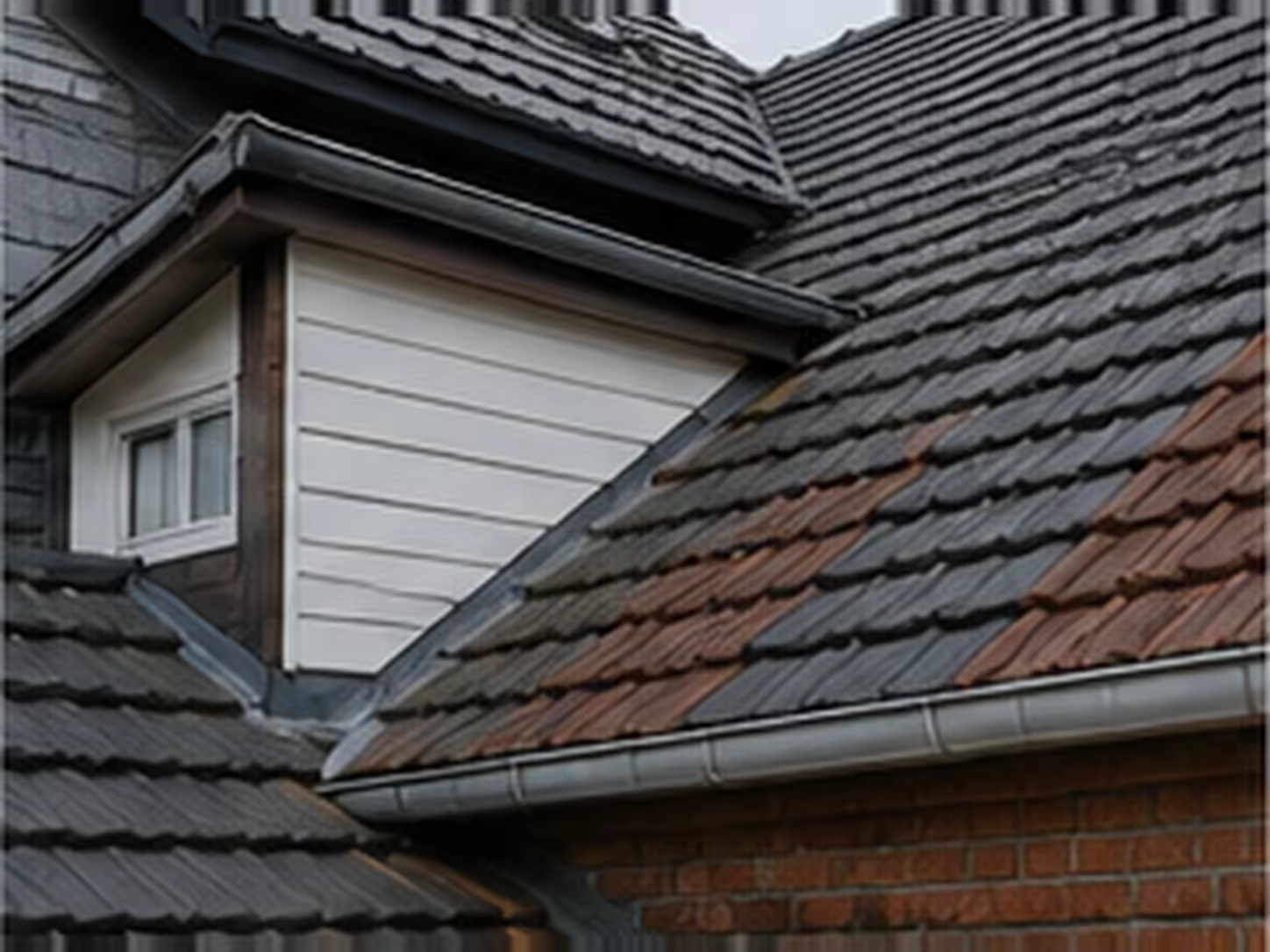raccord entre une toiture ancienne et plusieurs extensions à Hénin-Beaumont